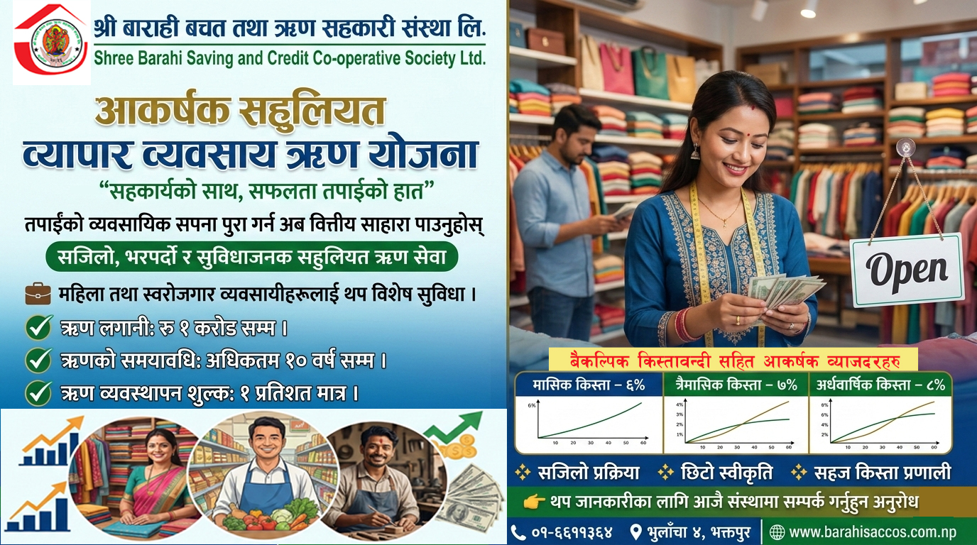  व्यापार व्यवसाय ऋण