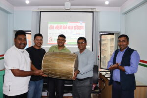  तीन महिने धिमे बाजा प्रशिक्षण शुभारम्भ ।