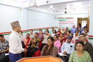  भान्छाघर नै अैाषधालय विषयकमा अभिमुखिकरण कार्यक्रम ।